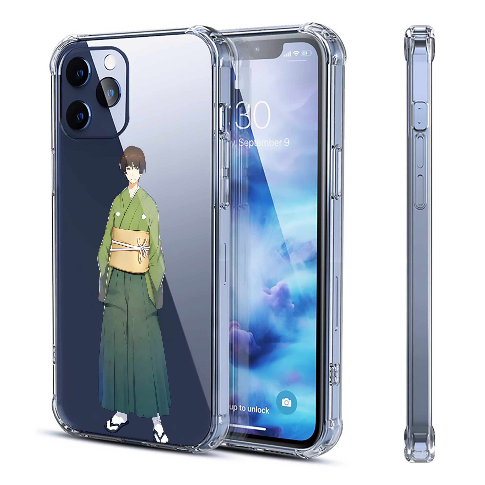 （画像用） 刀剣乱舞 Touken Ranbu 【iPhone 12シリーズ対応】透明スマホケース（クリアソフトケース）